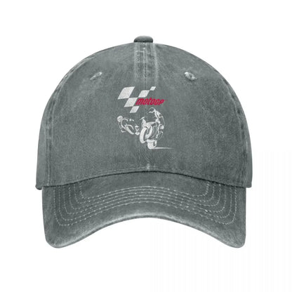 Moto GP Super Bikes Vintage Racing Baseball Cap