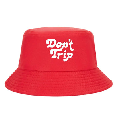 Dont Trip Chill Vibes Text Bucket Hat