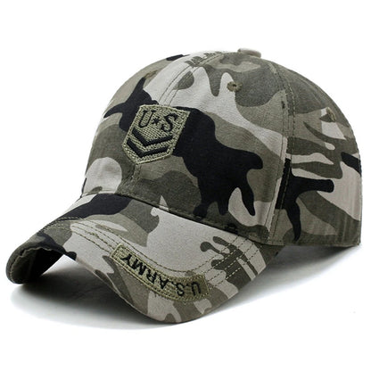 US Letter Embroidered Outdoor Baseball Cap
