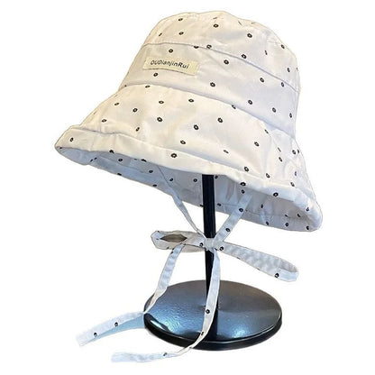 Small Fresh Floral Foldable Summer Sun Bucket Hat