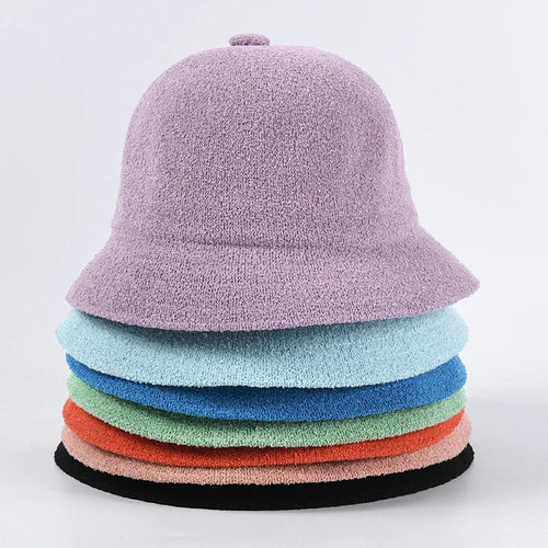 Breathable Foldable Terry Toweling Bucket Hat