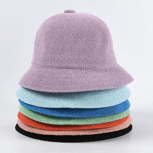 Breathable Foldable Terry Toweling Bucket Hat