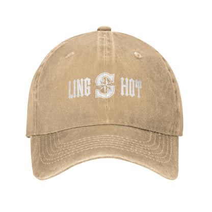 Kpop Longshot Print Trucker Sun Proof Baseball Cap