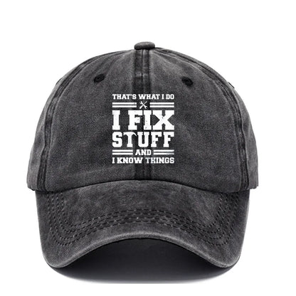 Washed Cotton Retro Dad Style Baseball Cap
