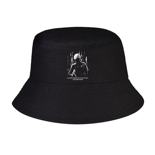 Blade Runner Tears In Rain Quote Bucket Hat