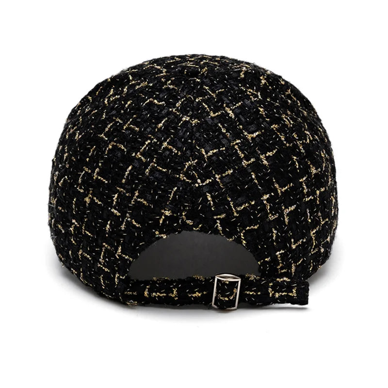 Plaid Adjustable Baseball Cap