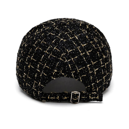 Plaid Adjustable Baseball Cap