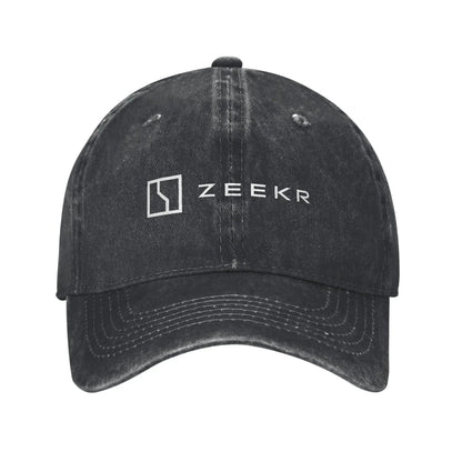 ZEEKR Logo Vintage Adjustable Trucker Baseball Cap