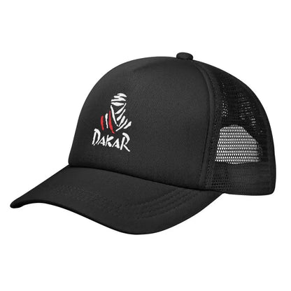 Cycling Dakar Rally Print Mesh Hip Hop Baseball Cap