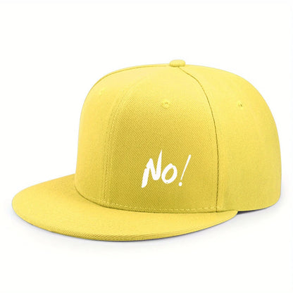 Premium Flat Brim Baseball Cap Unisex Streetwear