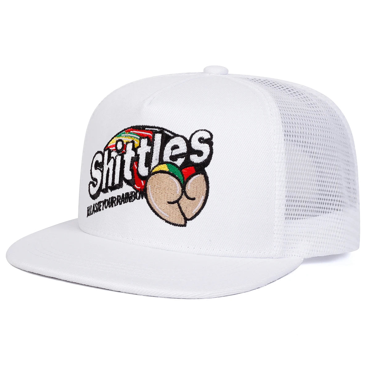 Unisex Shittles Embroidery Hip-hop Net Hats