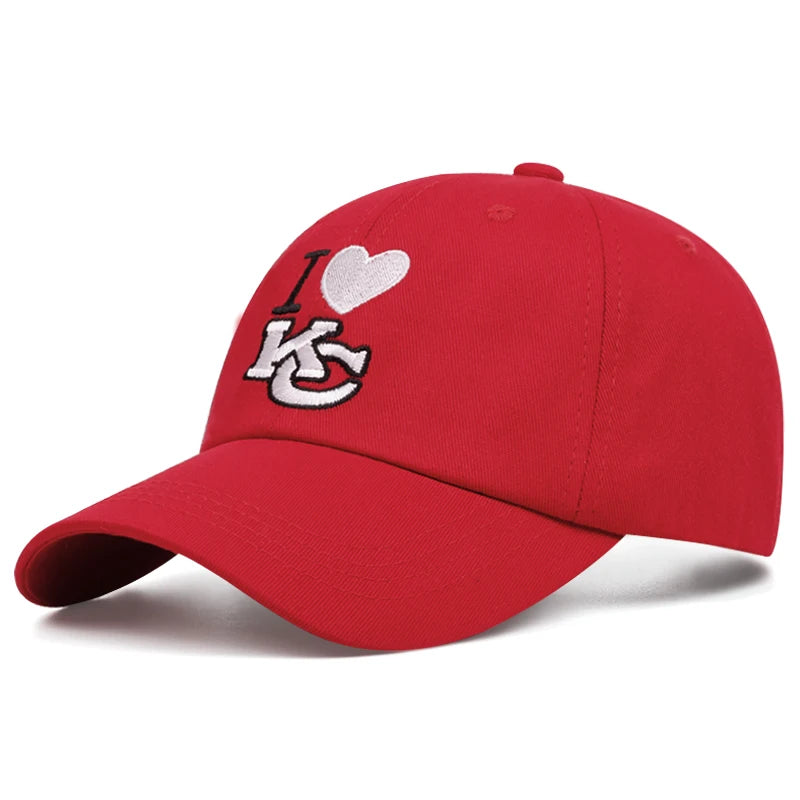 KC Love Letter Embroidery Hip Hop Casual Baseball Cap