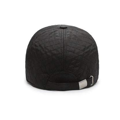 Winter Solid Color Quilted Embroidery Hat