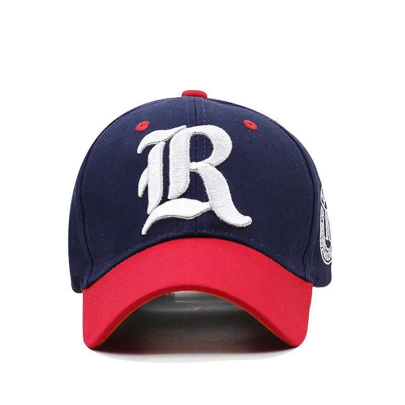 Summer Fishing Embroidered Letter Sun Baseball Cap