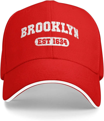 Brooklyn Est 1634 Adjustable Snapback Baseball Cap