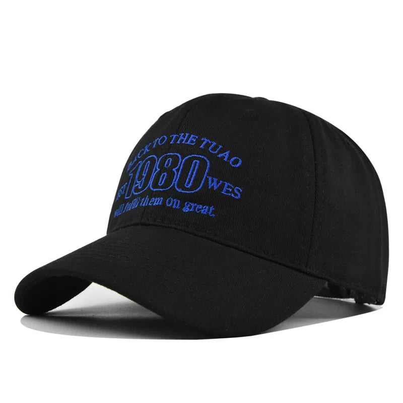 Snapback Cap Letter Embroidery Vintage Streetwear Sun Hat