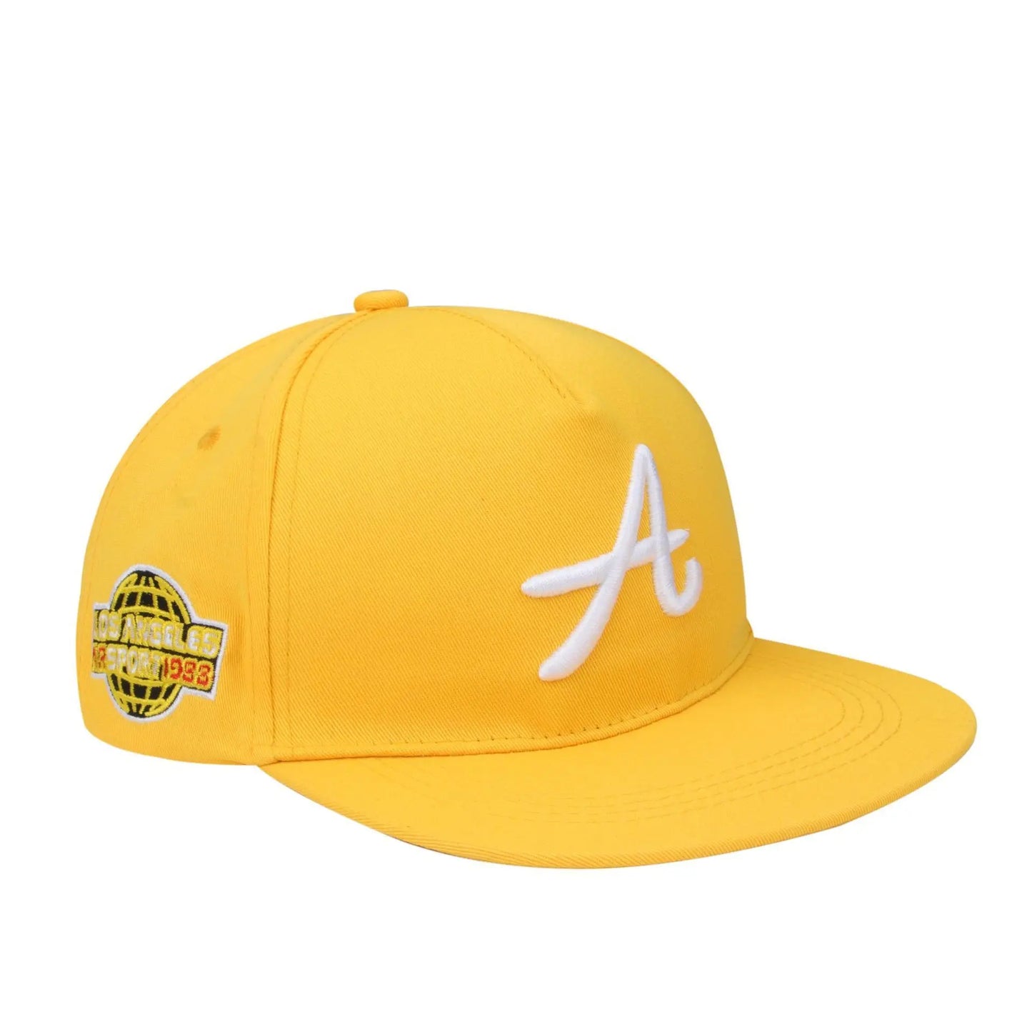 Adjustable Embroidered Flat Bill Snapback Baseball Hat
