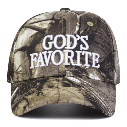 Gods Favorite Letter Embroidered Unisex Baseball Cap