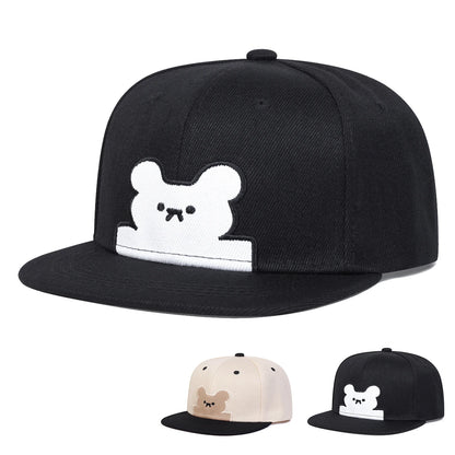 Children Little Bear Embroidery Baseball Caps