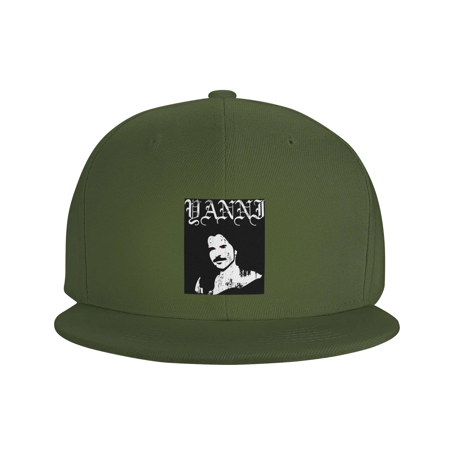 Yanni Black Metal Breathable Unisex Snapback Cap