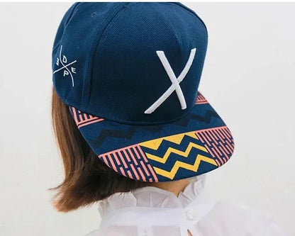 Letter Embroidery Hip Hop Snapback Baseball Cap