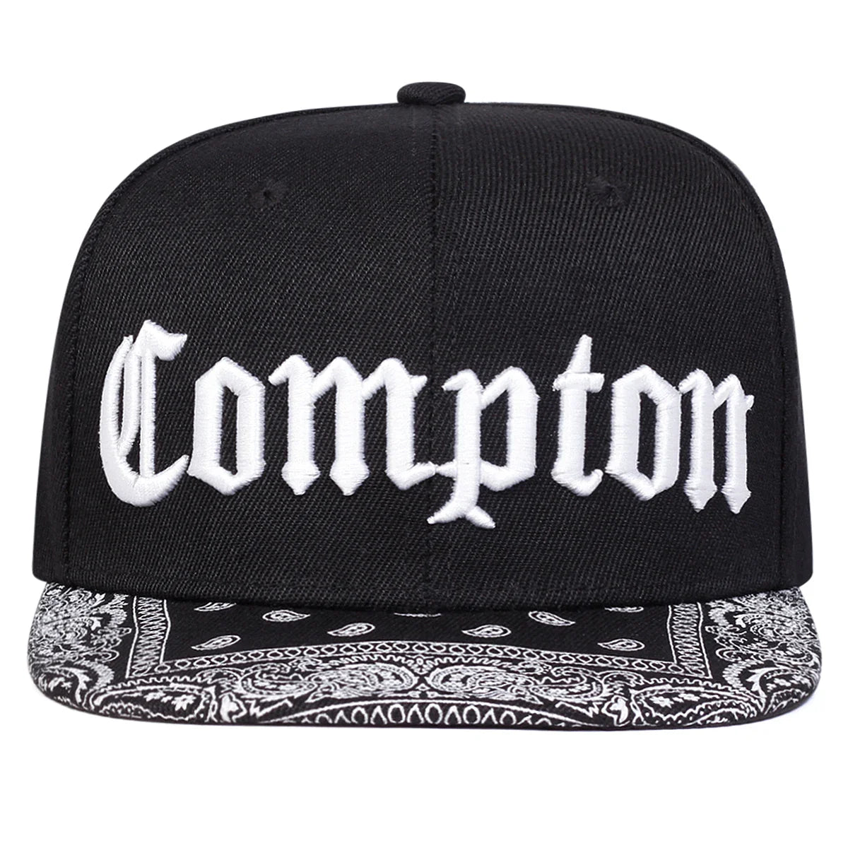 Unisex COMPTON Letter Embroidery Hip-hop Hats