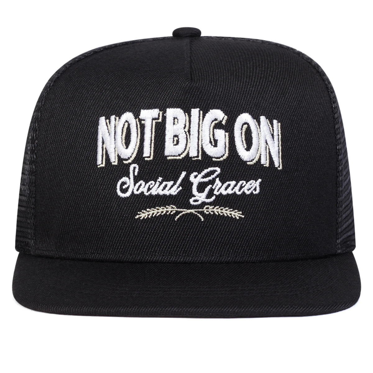 Unisex NOT BIG ON Embroidered Baseball Cap