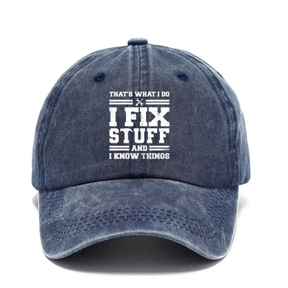 Washed Cotton Retro Dad Style Baseball Cap