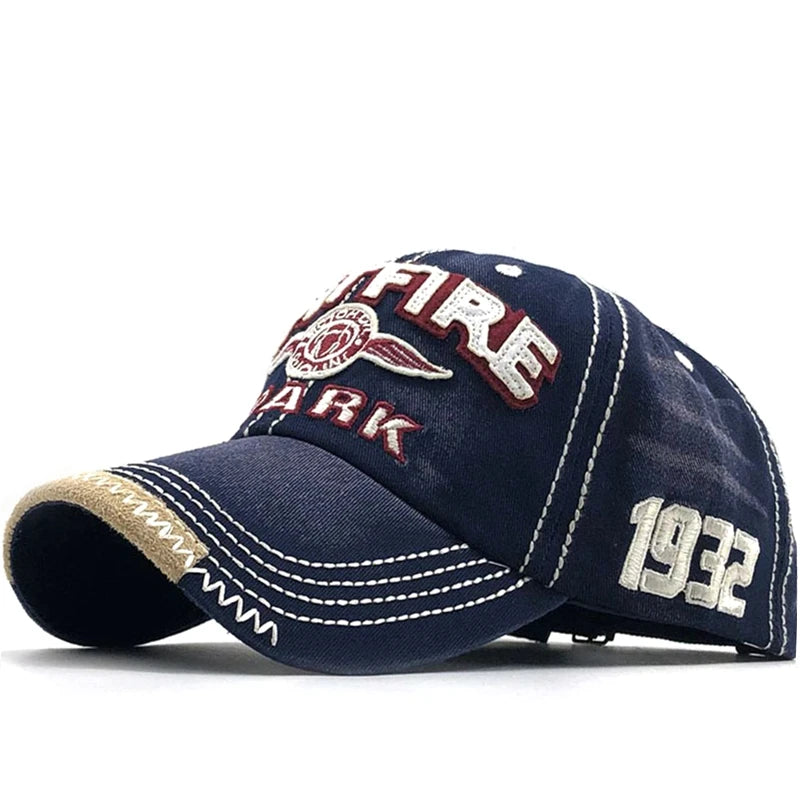 Men Hip Hop Rock Snapback Hat School Jeans Letter Printed