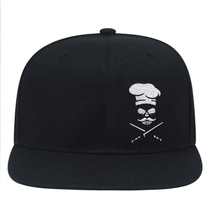 Unisex Personality Chef Embroidery Hip-hop Hats