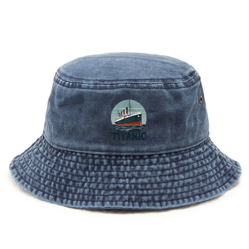 Legend Cotton Washed Vintage Ocean Theme Bucket Hat Unisex