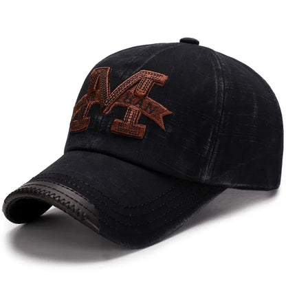 Washed Casual Embroidered Outdoor Baseball Cap