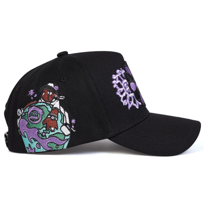 Unisex Sunflower Embroidered Casual Outdoor Baseball Cap