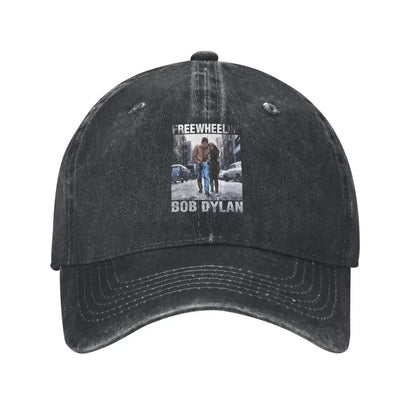 Bob Dylan Freewheelin Denim Vintage Baseball Cap