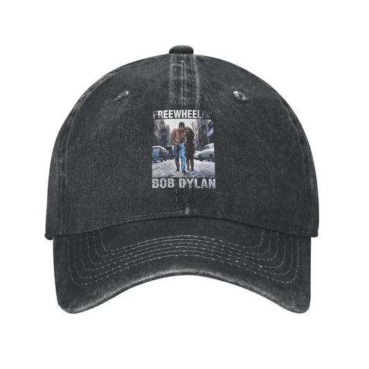 Bob Dylan Freewheelin Denim Vintage Baseball Cap