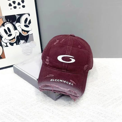 Paris B Embroidered Sports Baseball Cap