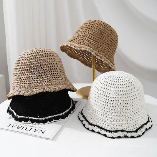 Women’s Short Brim Sunshade Bucket Hat