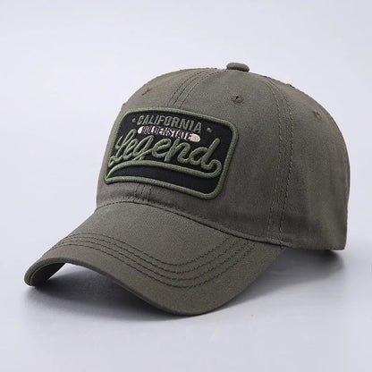 LEGEND 3D Letter Embroidered Cotton Baseball Cap