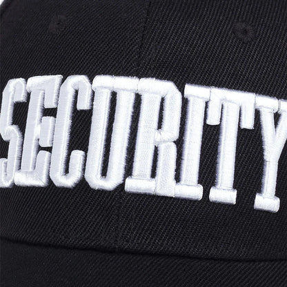 Unisex Security Embroidery Baseball Cap