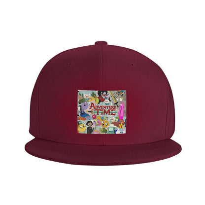 Adventure Time Cartoon Print Casual Snapback Cap