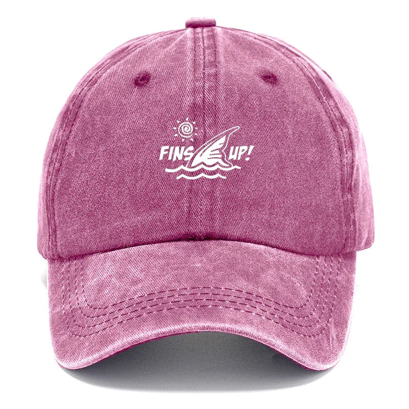 Vintage Washed Cotton Coastal Beach Life Baseball Cap