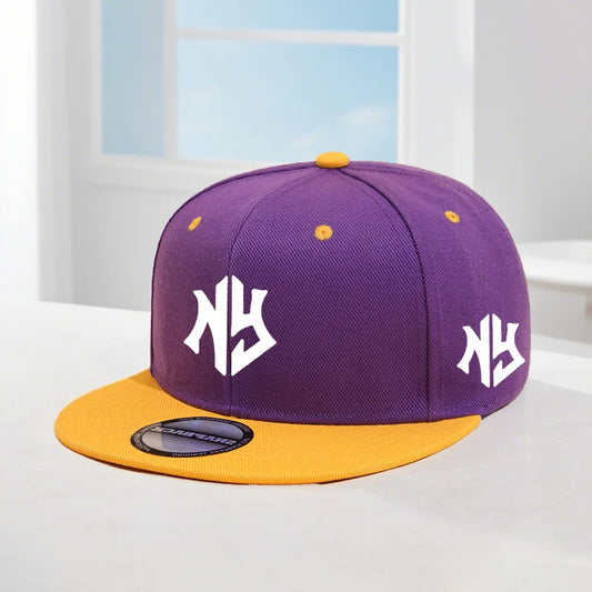 Unisex Color Block Snapback Baseball Cap