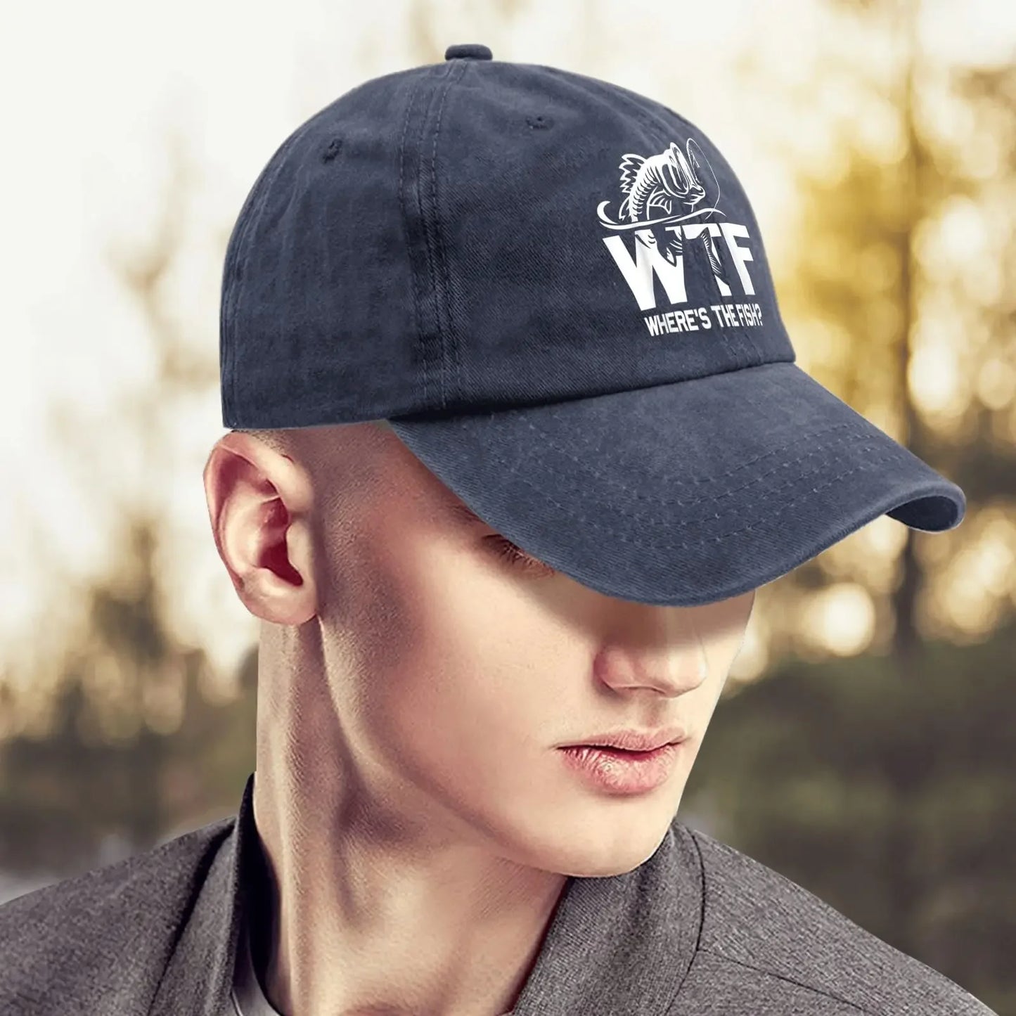 Funny Fishing Trucker Cap