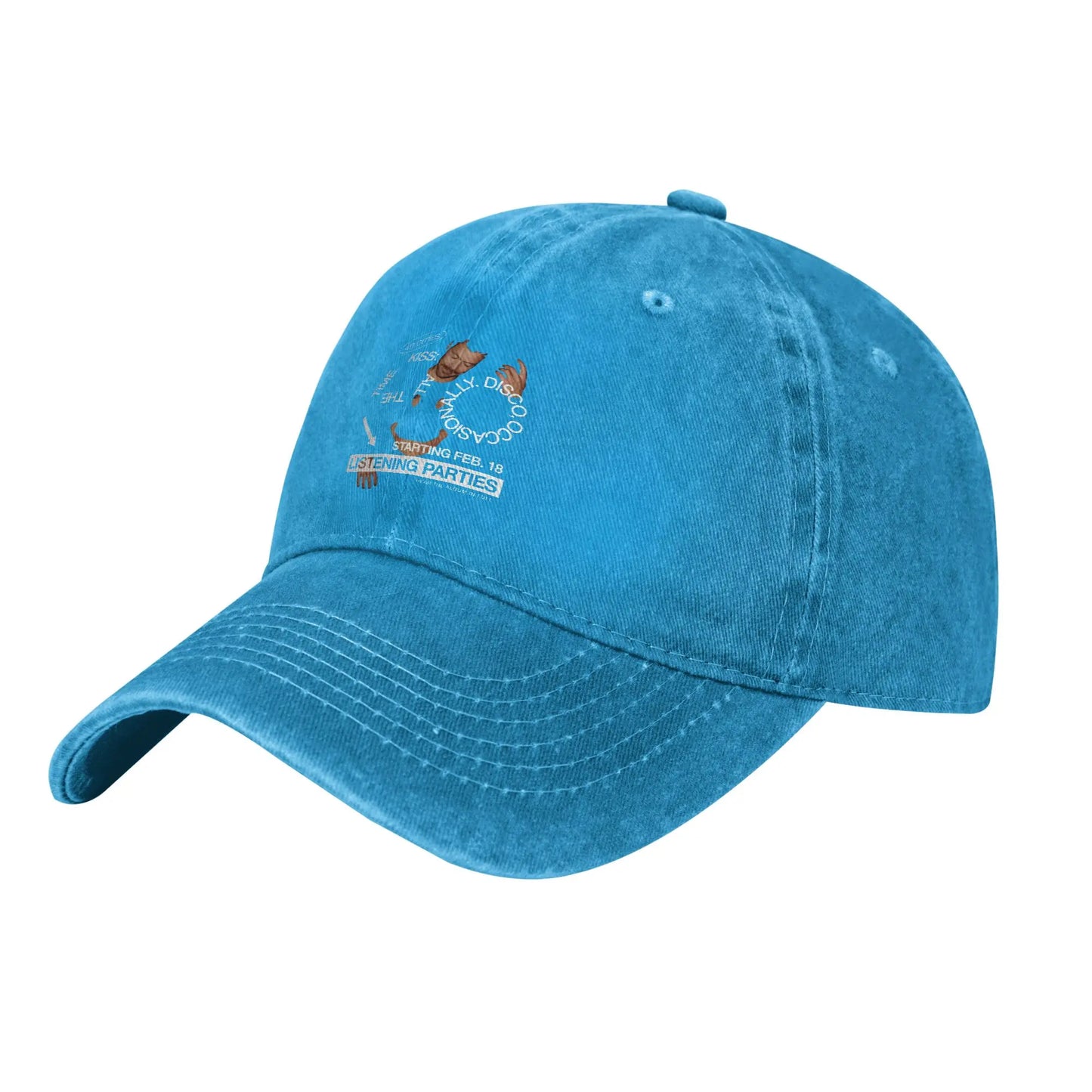 Retro Harry Styles Disco Denim Baseball Cap
