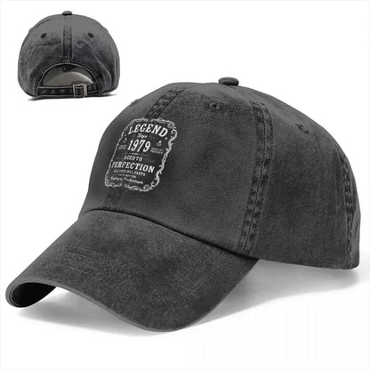 Vintage Since 1979 Distressed Cotton Baseball Cap