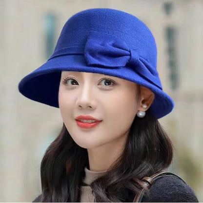 Trendy Vintage British Wool Bucket Hat