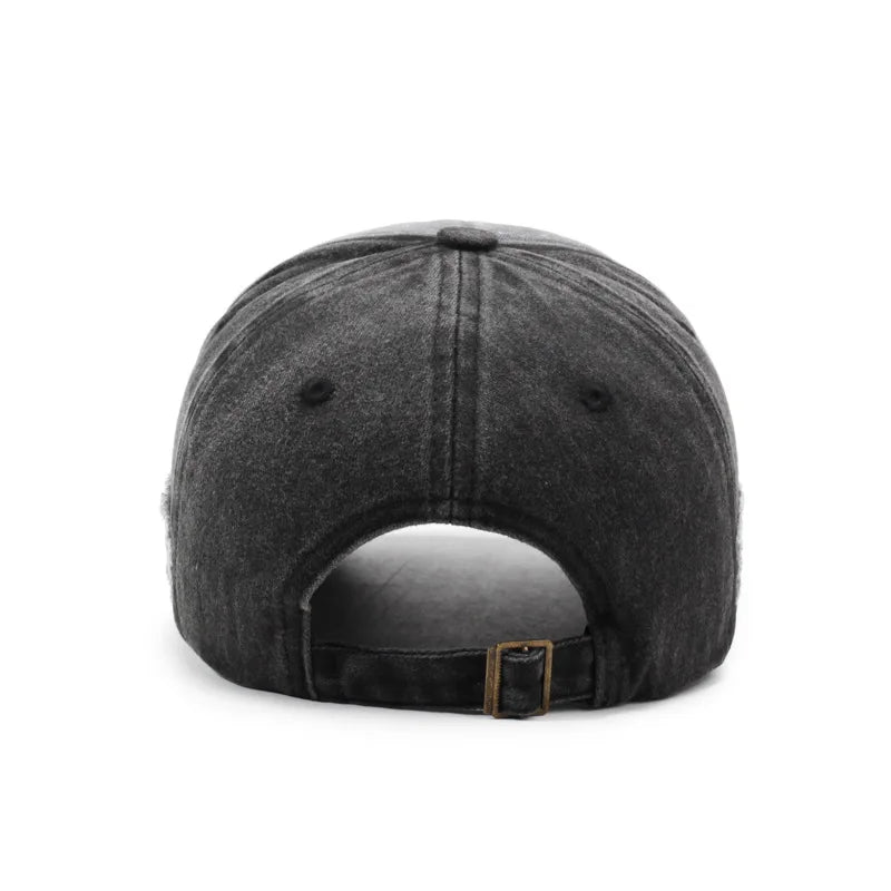 Washed Retro Adjustable Distressed Sunshade Baseball Cap