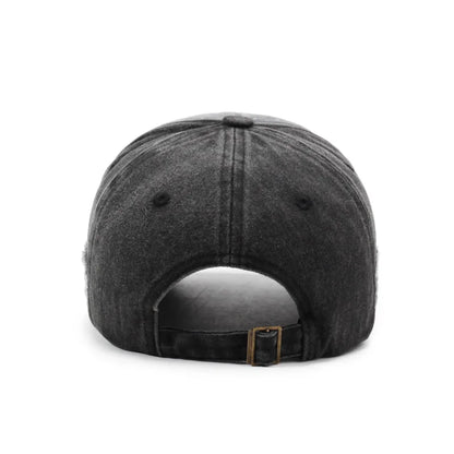 Washed Retro Adjustable Distressed Sunshade Baseball Cap