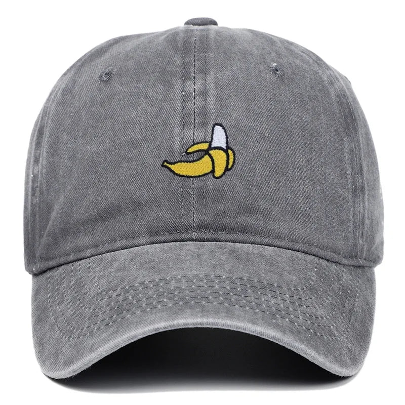 Banana Embroidered Outdoor Sunshade Baseball Cap