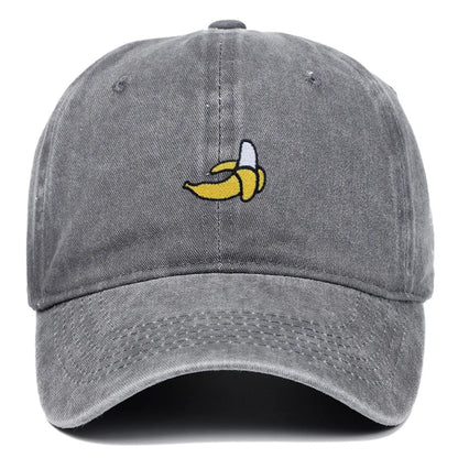 Banana Embroidered Outdoor Sunshade Baseball Cap